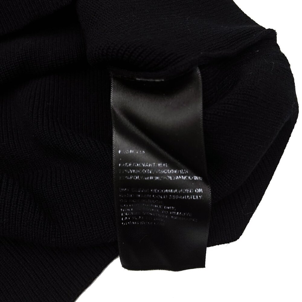 Lafayette 148 New York Black Stretch Long Sleeve Top Womens S - Picture 4 of 5